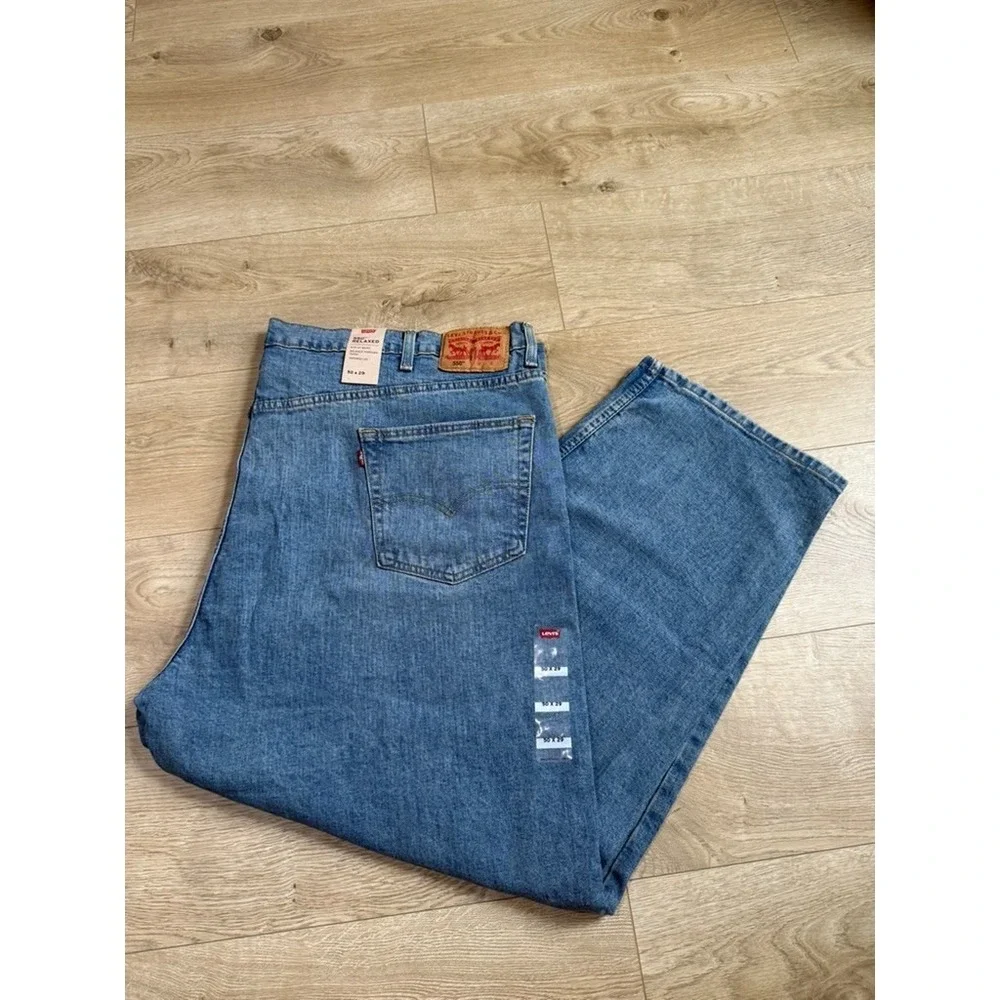 NWT Mens Levis 550 relaxed fit Stretch jeans Big & Tall size 50x29 (50x28)